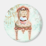 French Cupcake Victorian Style Fridge Magnets