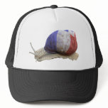 French edible snail trucker hat