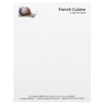 French edible snail letterhead