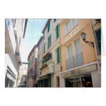 french facade greeting card