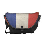 French Flag Aged Courier Bags