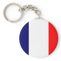French Flag Design - OUI ! Key Chains