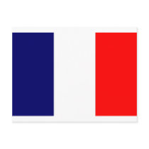 French Flag Design - OUI ! Post Card