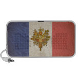 French Flag Distressed Portable Speakers