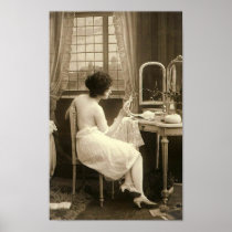 French Flirt Postcard - Risqué
