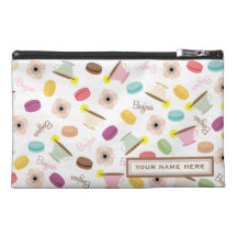 French Food Personalized Travel Accessory Bag