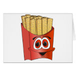 French Fries Cartoon cards