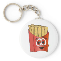 French Fries Cartoon Keychains