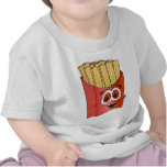 French Fries Cartoon T-shirts