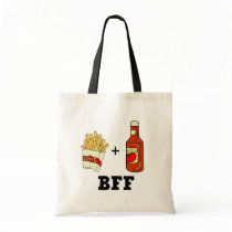 French fries & Ketchup BFF Tote Bag