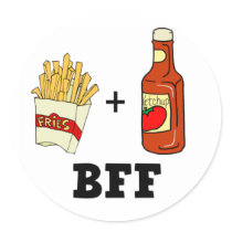 French fries & Ketchup BFF