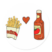 French Fries Love Ketchup