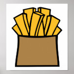 French fries poster