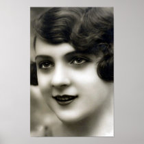 "French Girl" Vintage Photograph Posters