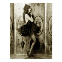 French Girls Photo Postcards