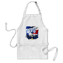 French Grunge France Football Artwork gifts Apron