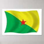 French Guiana Liberation Flag Poster Print