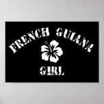 French Guiana Pink Girl Print