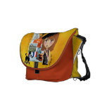 French Holiday Rickshaw Messenger Bag