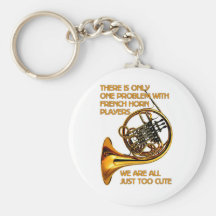 French Horn Cutie Key Chain
