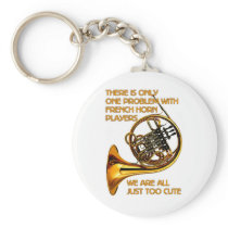 French Horn Cutie Key Chain