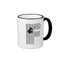 French Horn Letter F Mug