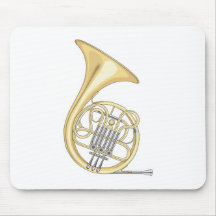 french horn mouse pads