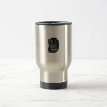French Horn Piping Black and White photo design Coffee Mug