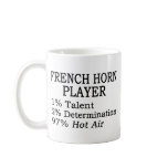 French Horn Player Hot Air Coffee Mugs
