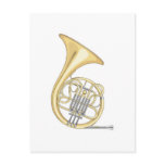 french horn postcards