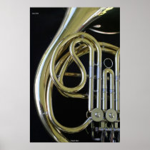 French Horn Poster