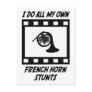 French Horn Stunts Post Card
