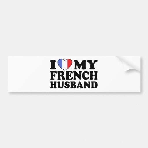 French Husband Bumper Sticker