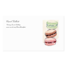 French Macarons Biz Card Business Card