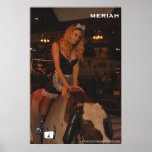 French Maid TV: Meriah Riding Bull Print