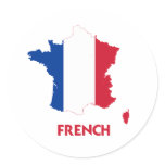FRENCH MAP STICKER