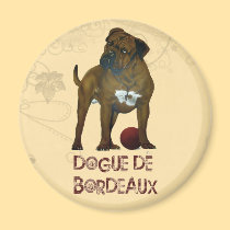 French Mastiff magnets