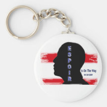 FRENCH OBAMA HOPE GRUNGE KEY CHAINS