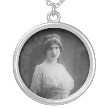 French Opera Singer Marguerite Beriza Portrait Necklaces