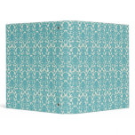 French Ornament Vintage Floral Damask Blue, White