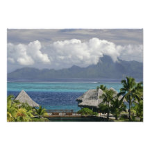 French Polynesia, Moorea. A view of the island Photo