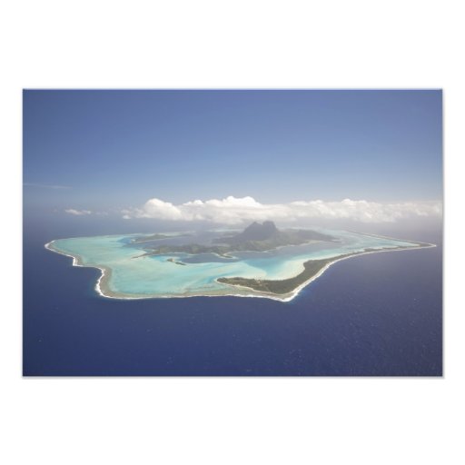 French Polynesia, Tahiti, Bora Bora. The Photo Print