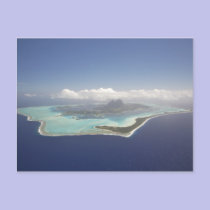 French Polynesia, Tahiti, Bora Bora. The postcards