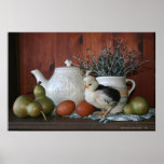 French Poultry, Pears & Porcelain posters