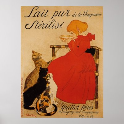 French Pure Milk Poster by MyOtherPlanet