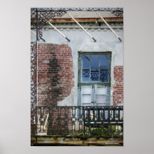 "french quarter balcony" print