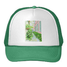 French Quarter Courtyard Cap Mesh Hat
