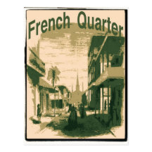 French Quarter, Orleans Postcard
