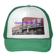 French Quarter Wrought Iron Balconies Trucker Hat