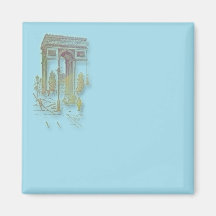 French Rococo Frame Elegant Design Fridge Magnets